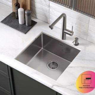 Кухонная мойка IDDIS Prime PRI44S0i77 44см сатин